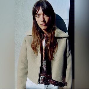 ZARA DOUBLE FACED SOFT JACKET